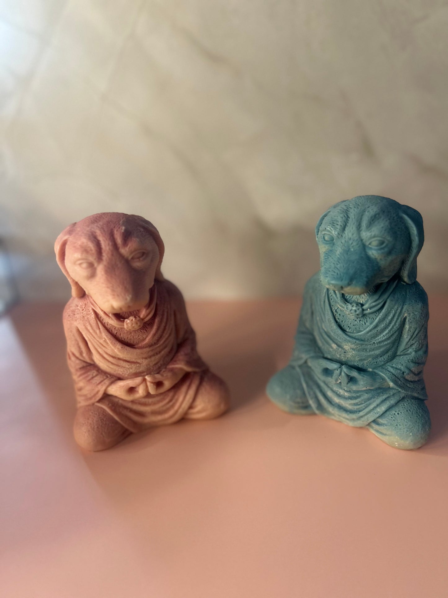 Meditating Dog Candle 🐶🧘🏽♂️📿