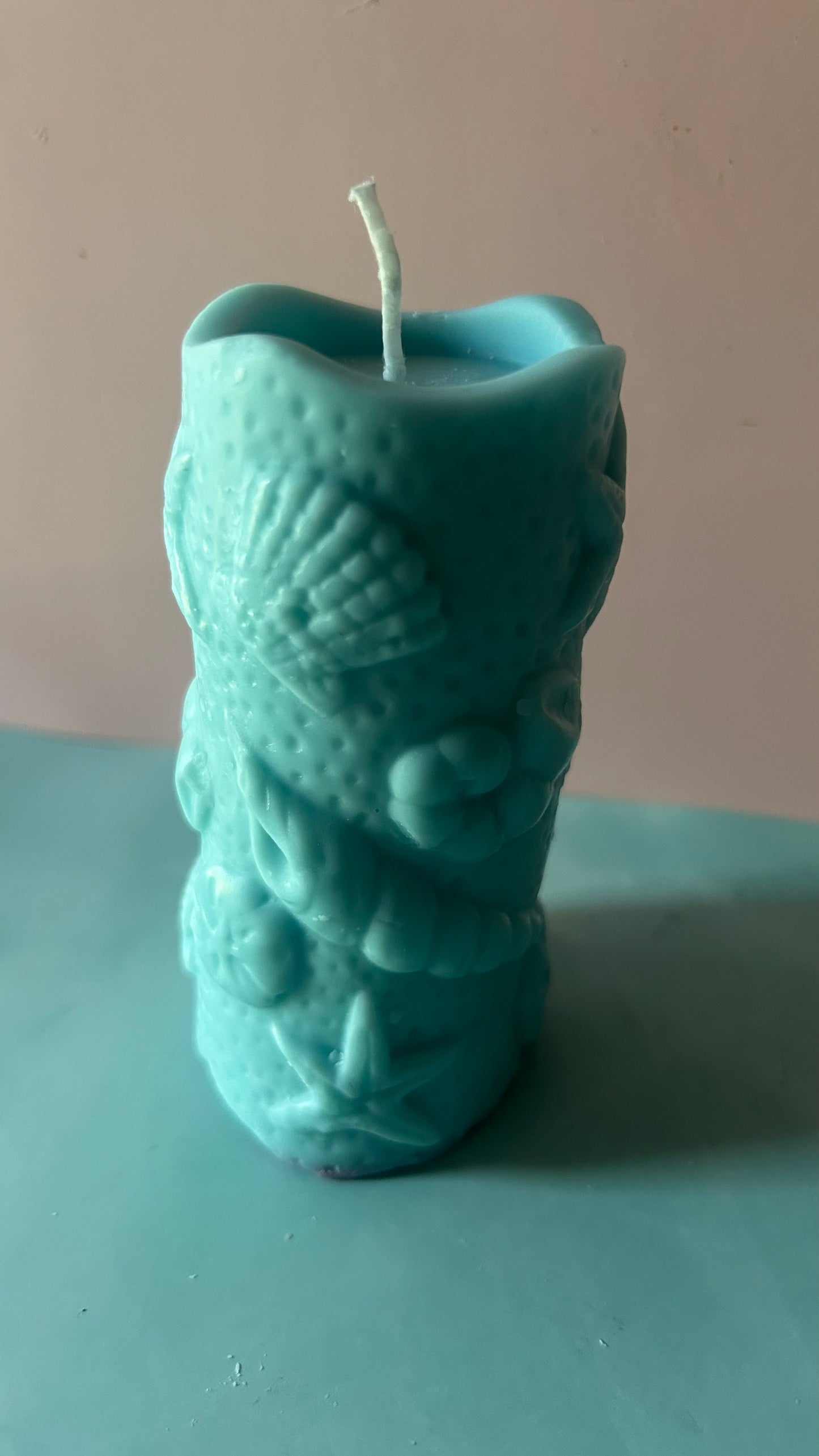Shell pillar candle 🐚