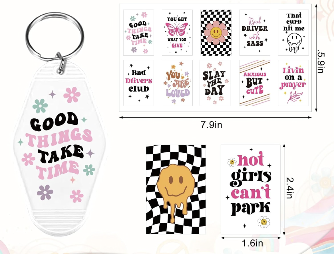 Good Things keychain designs 💞✨