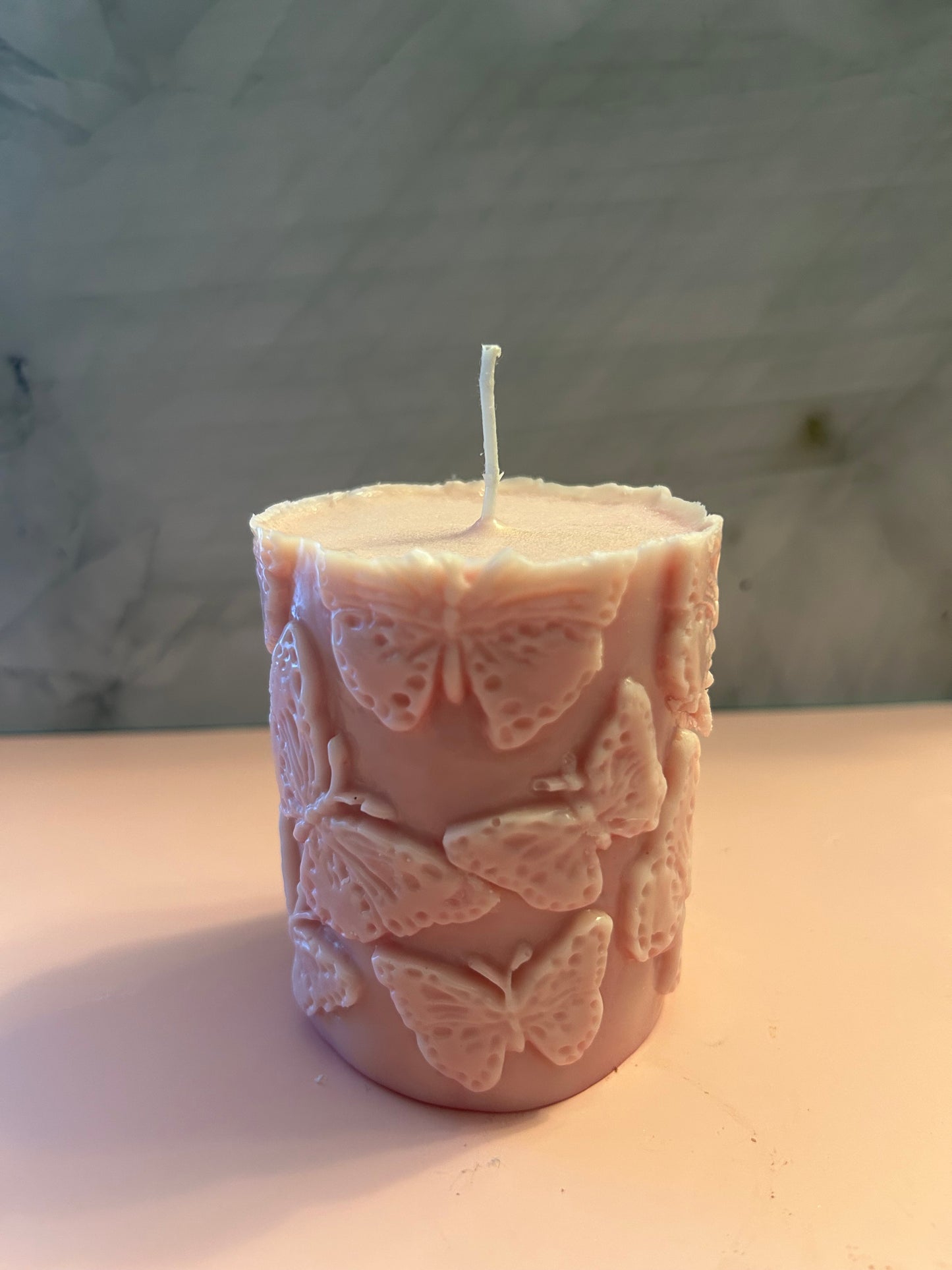 Butterfly pillar candle 🦋