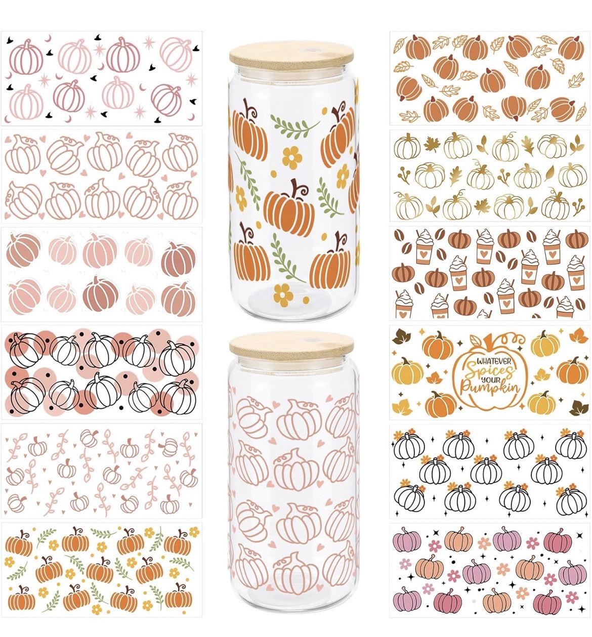 🎃 Pumpkin Patch Sips: 16oz Autumn Tumbler 🍁☕🧡