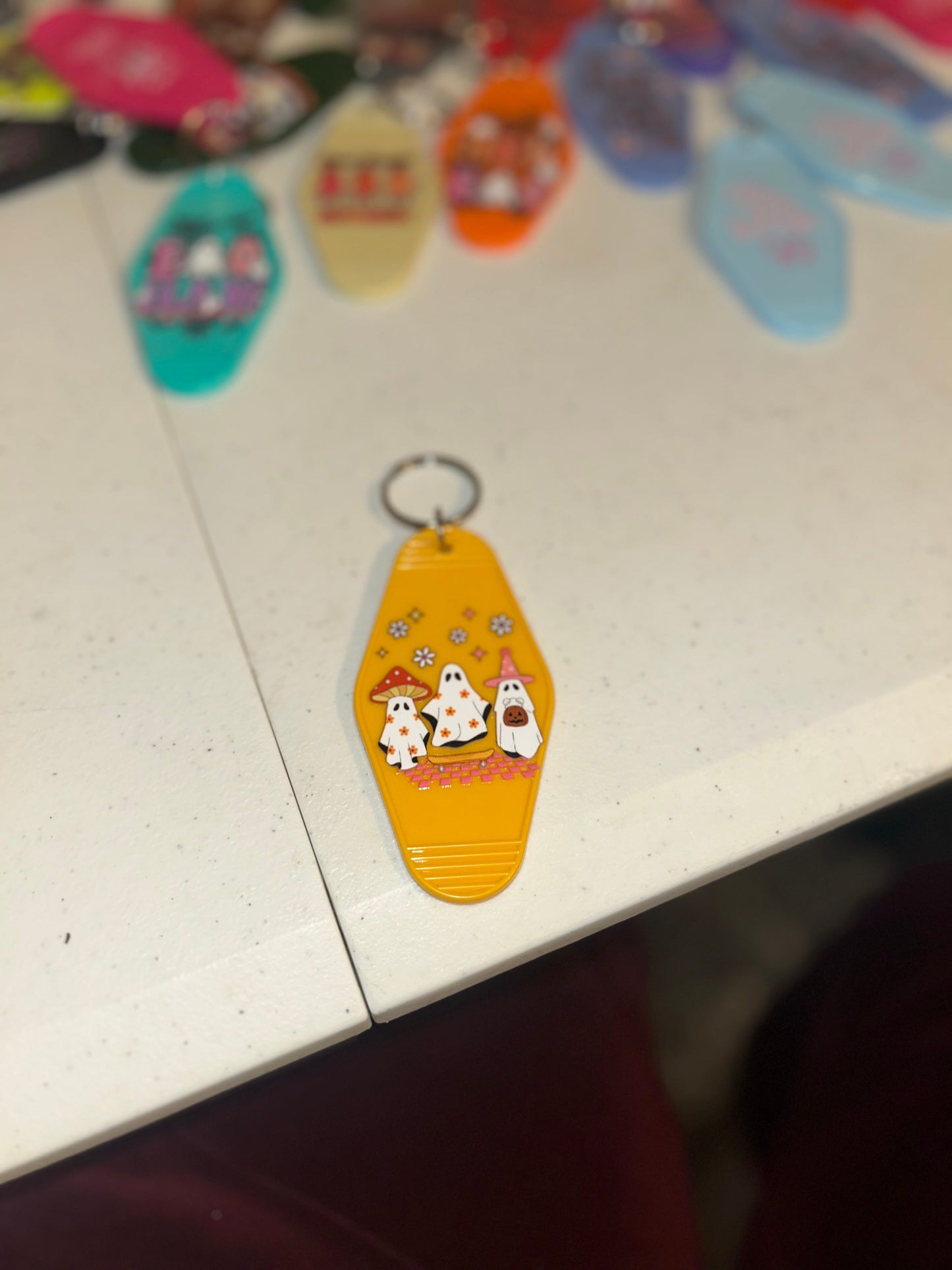 Spooky & Floral Motel Crew Keychain 👻🧙🏼♀️🎃🌸🍄