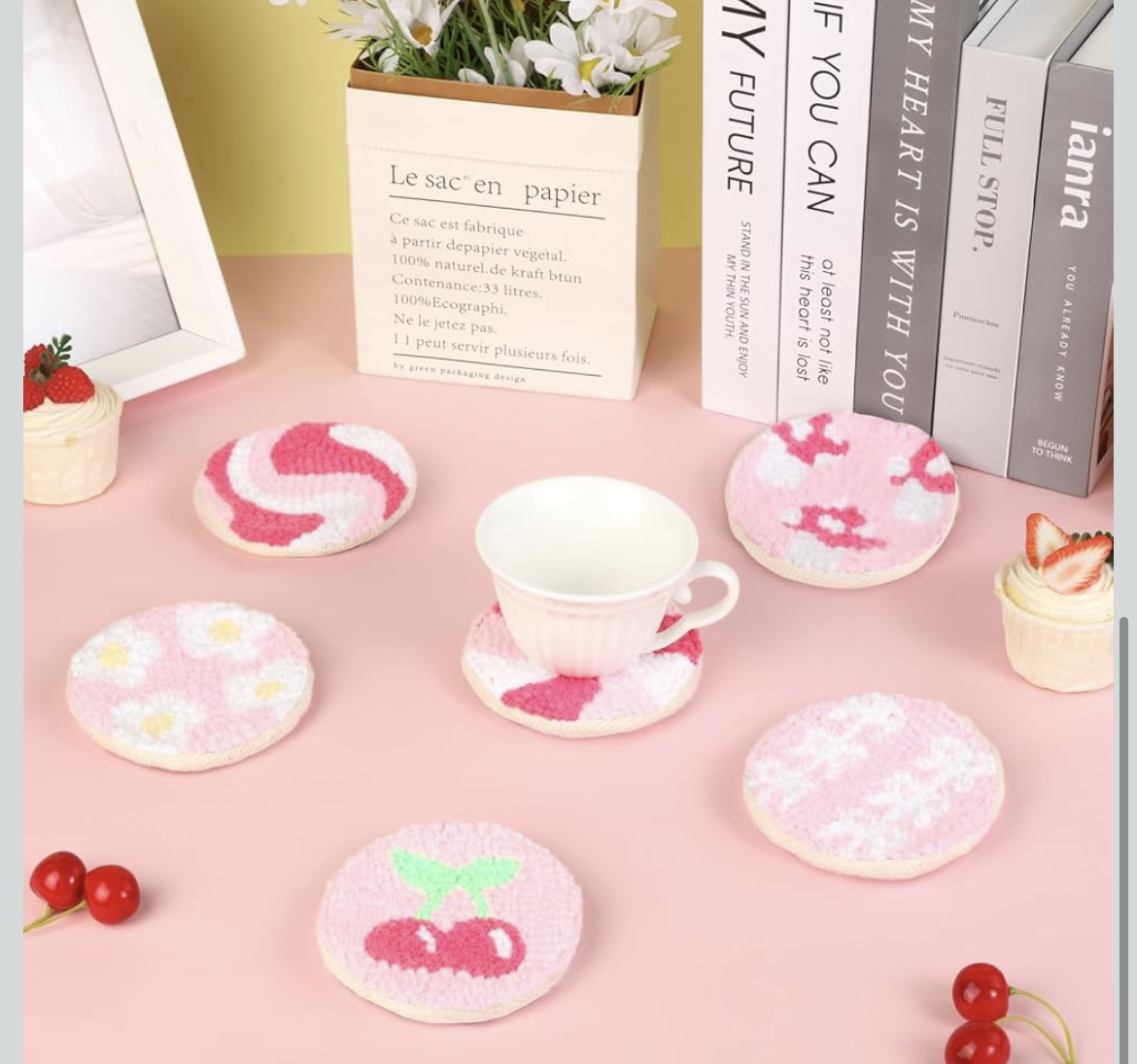 π Candy Stitch Coasters