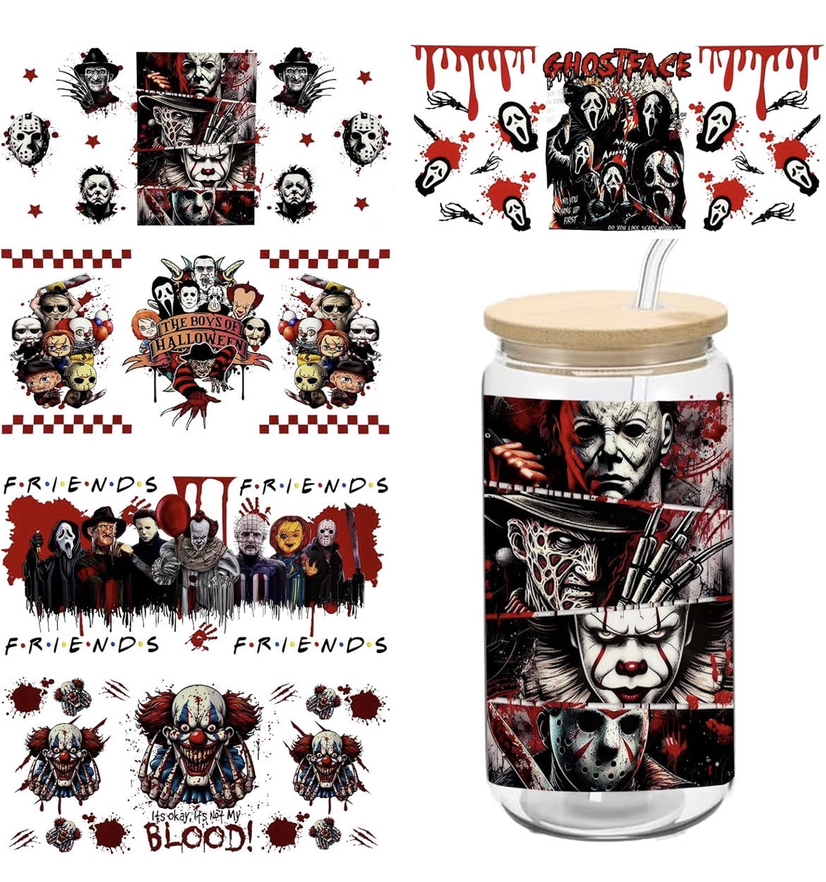 💀 Slasher Squad Tumbler 🔪☕