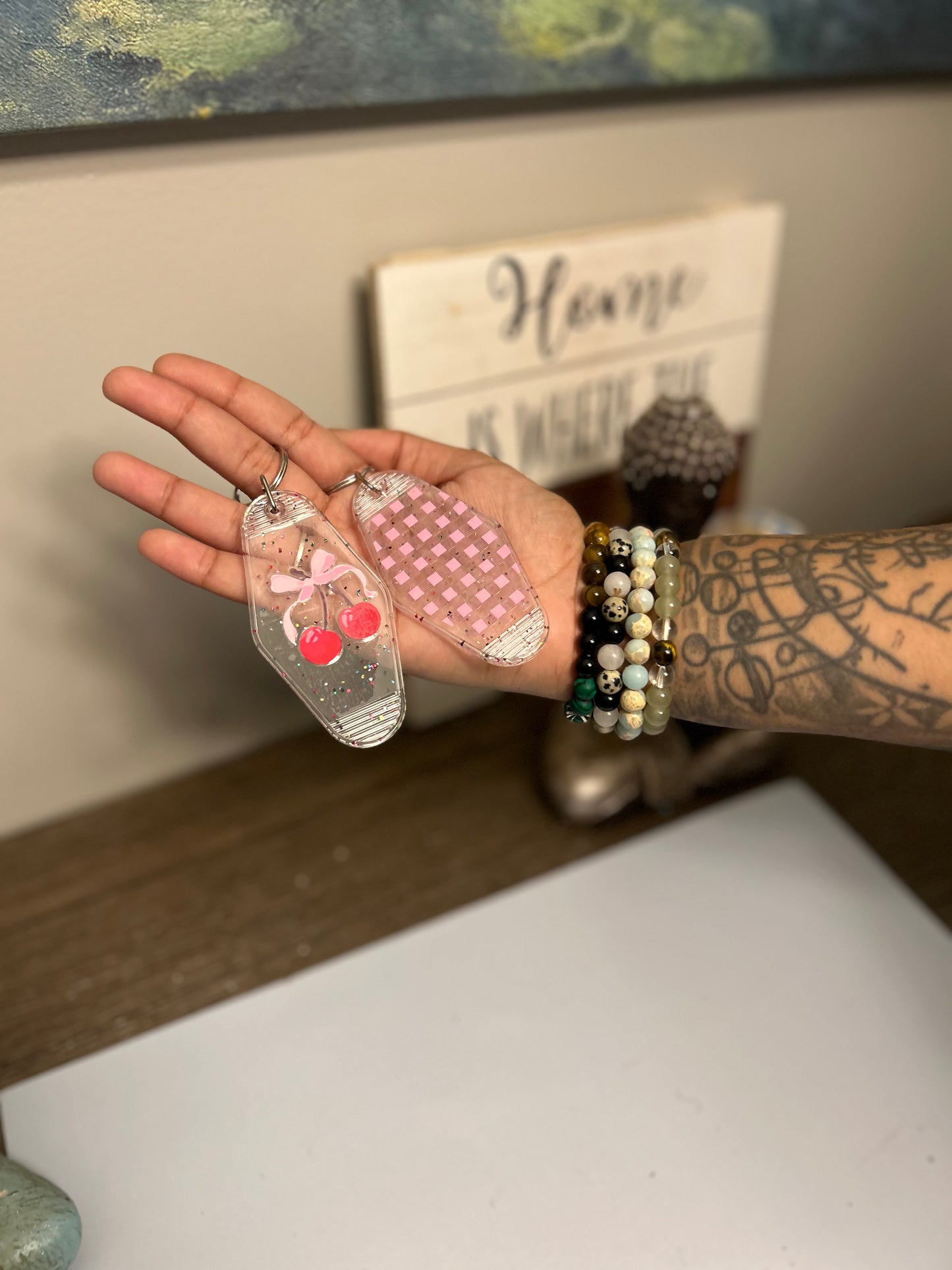 The Sweet & Pretty Pair: 2-Piece Keychain Set ๐