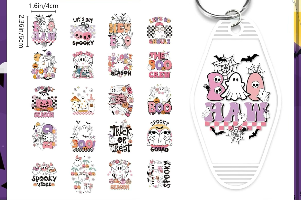 Pretty Halloween Keychain Designs 🎀👻