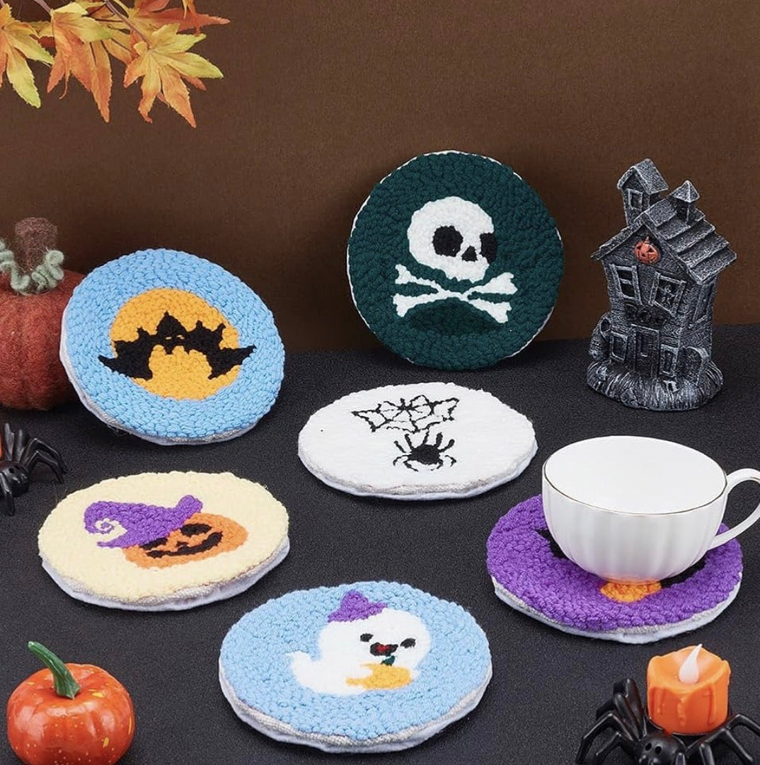 “Halloween Lovers coasters” designs 👻🧡
