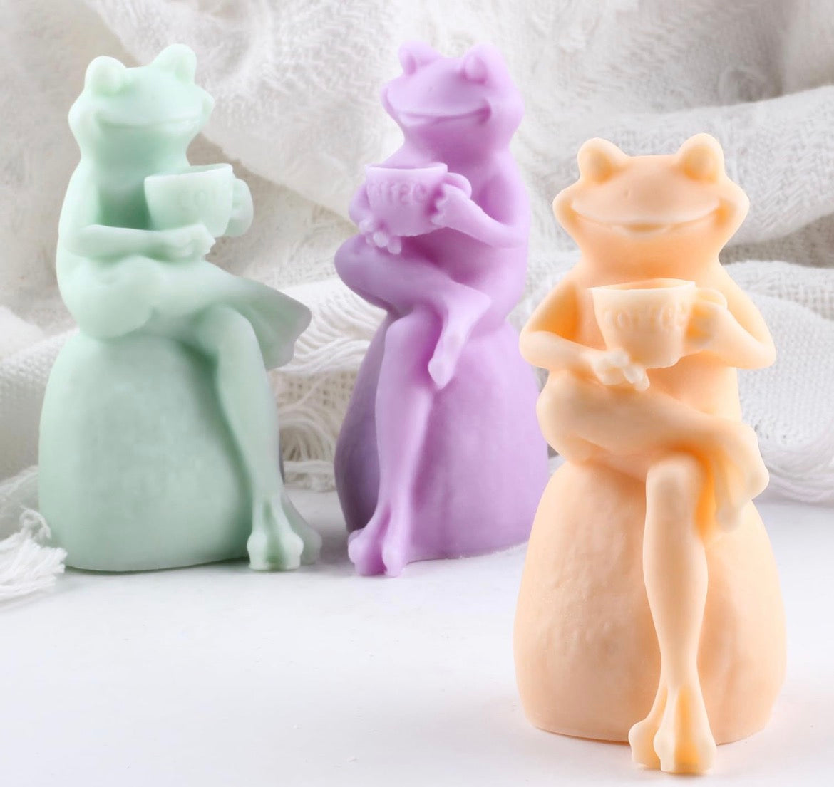 Coffee frog candle ☕️🐸🕯️