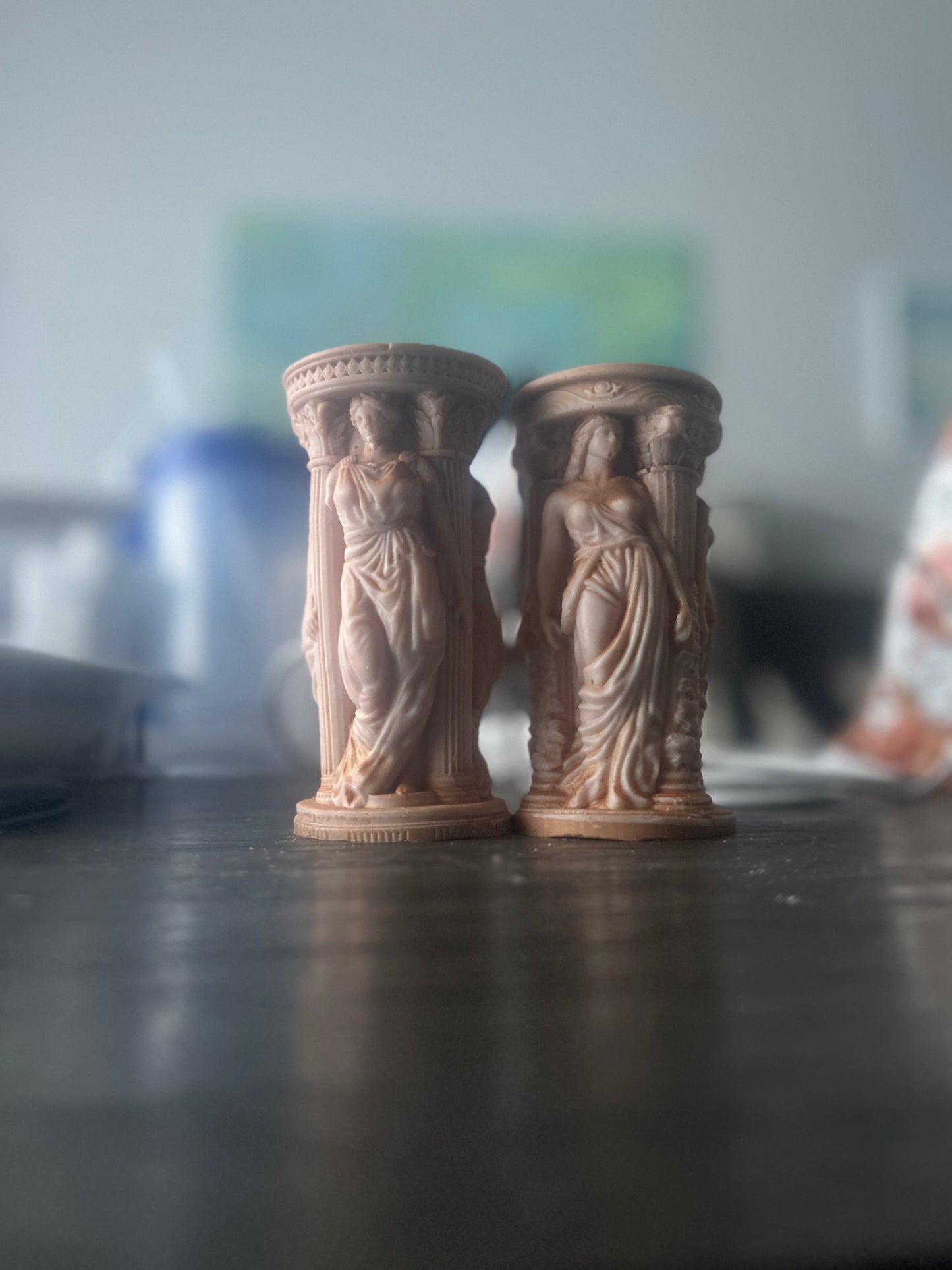 2 pack Athena portrait candles ✨