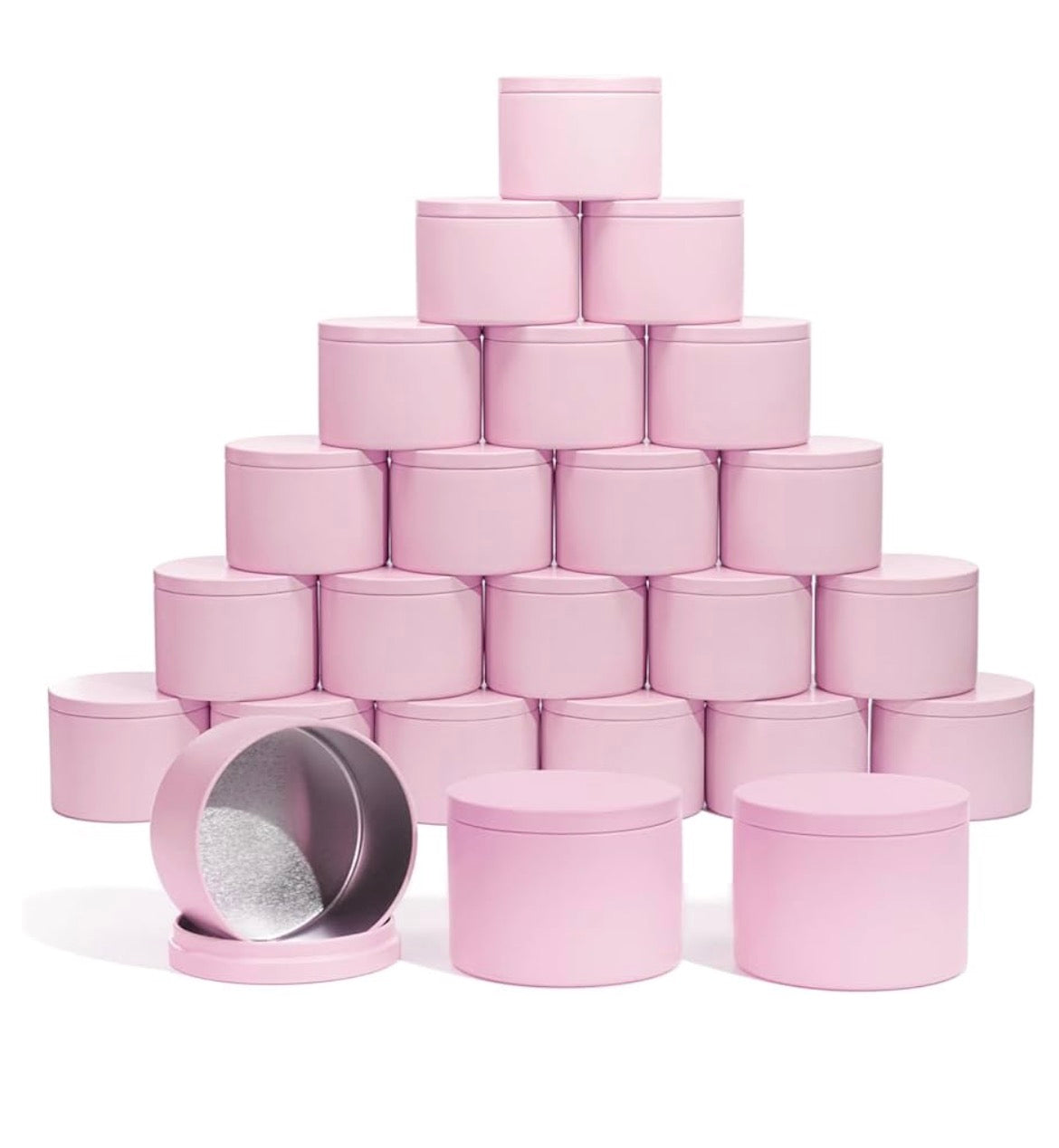 8 oz tin candle (tealight)