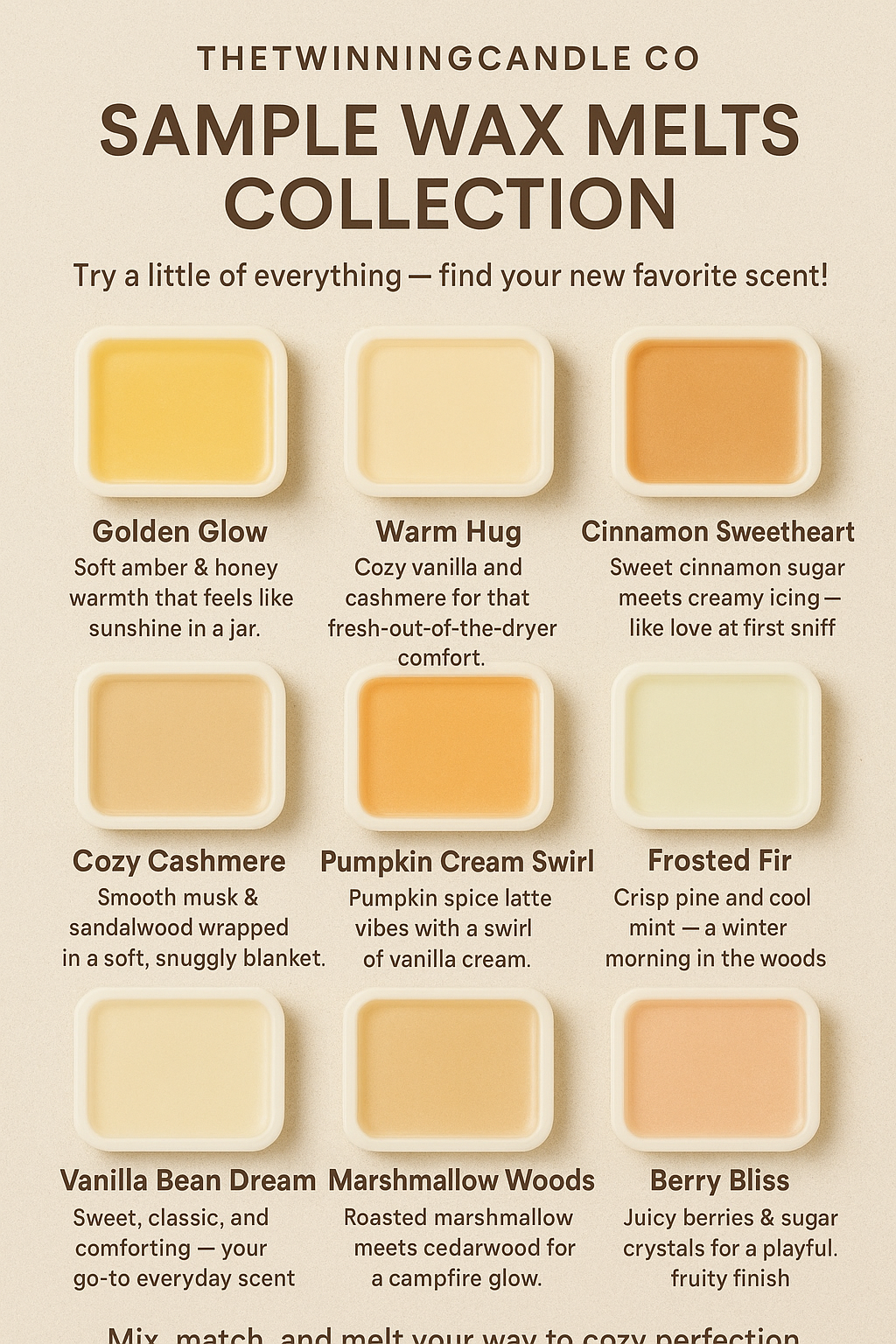 The Cozy Sampler Twins 🤎✨