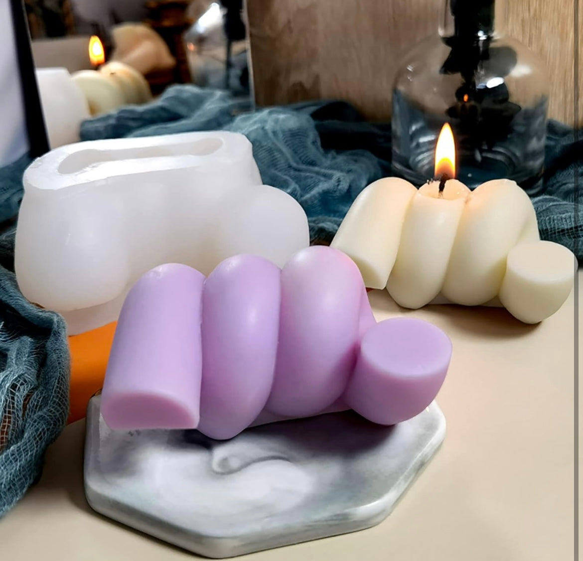 Knot & Spiral Candles 🕯️