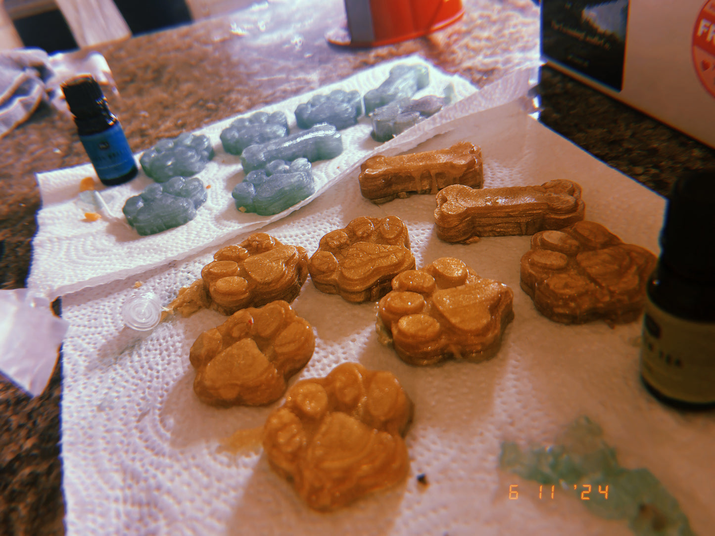 Gel wax melts