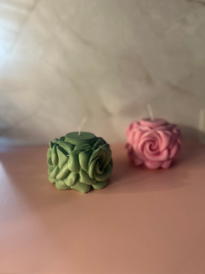 Rose candle