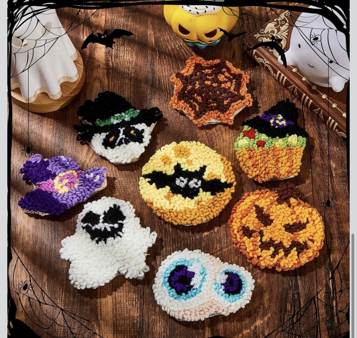 Spooky Season coaster designs 👻🎃