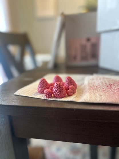Strawberry, raspberry, and blueberry melts 🫐🍓