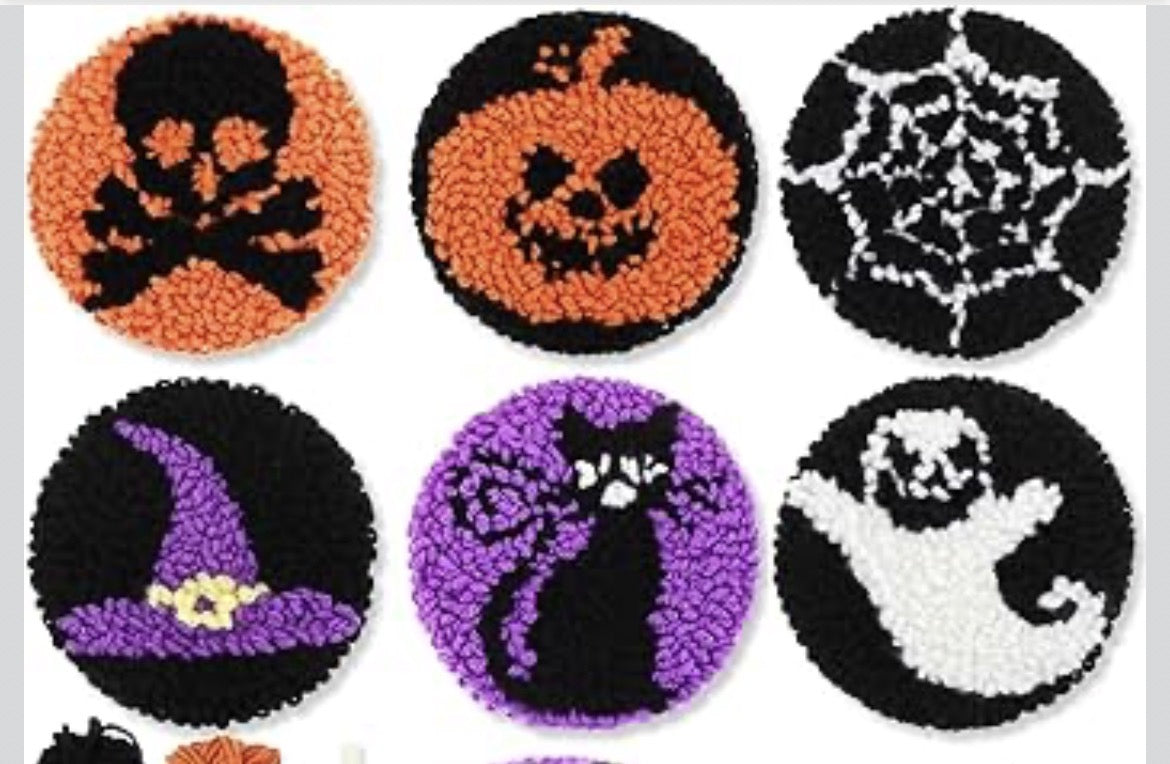 “Halloween Coaster” designs 🐈‍⬛🎃👻