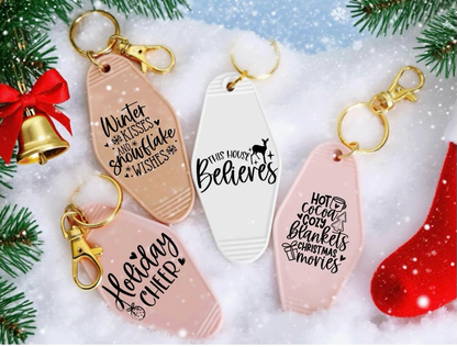 Holiday Cheer Keychain Designs 🎄🎁