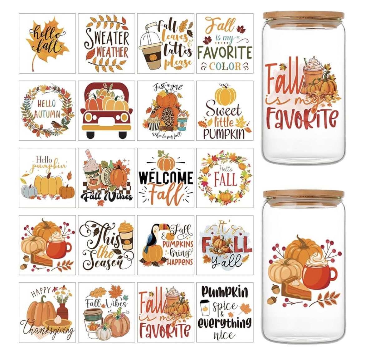Autumn Leaves Tumbler 🍁