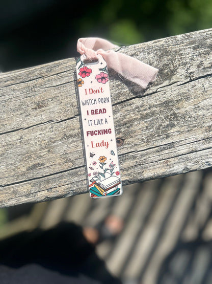 “I don’t watch” bookmark ✨