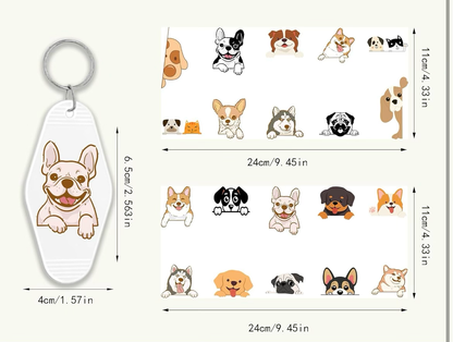 Doggie Lovers Keychain Designs 🐾🐶
