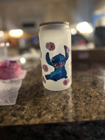 Stitch Frosted Tumbler 16oz – Cute & Cozy
