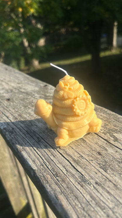 Honeycomb turtle candle 🐢🐝🍯🌻