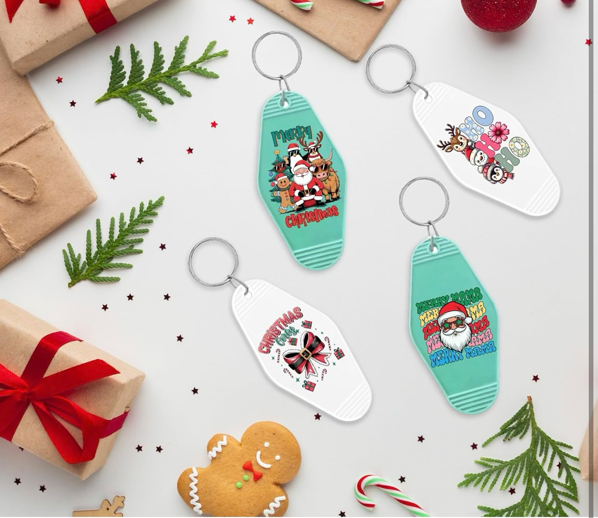 Christmas Mode Keychain Designs 🌲🎁✨