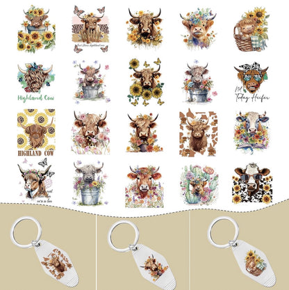 Pretty Highland Cows designs