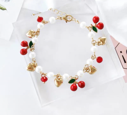 🍒 Cherry Kiss Bracelet