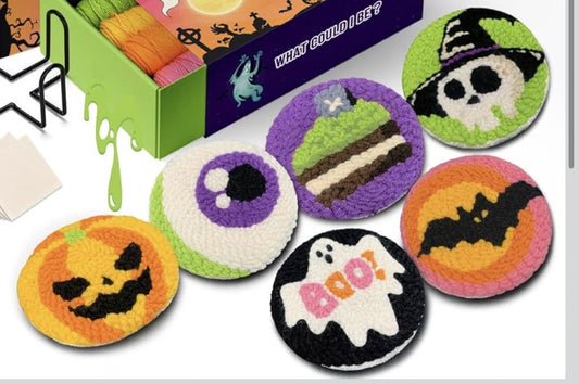 “Halloween Lovers coasters” designs 👻🧡