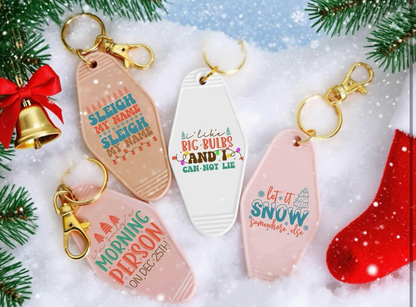 Christmas Spirit Keychain Designs 🎄🎁✨