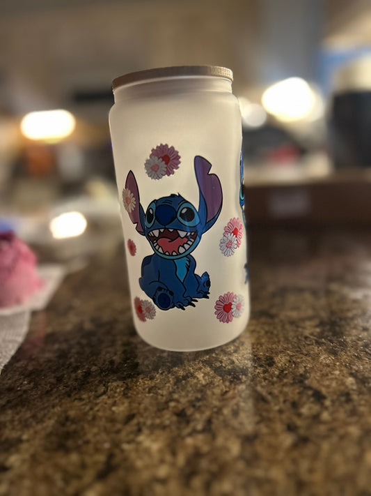 Stitch Frosted Tumbler 16oz – Cute & Cozy