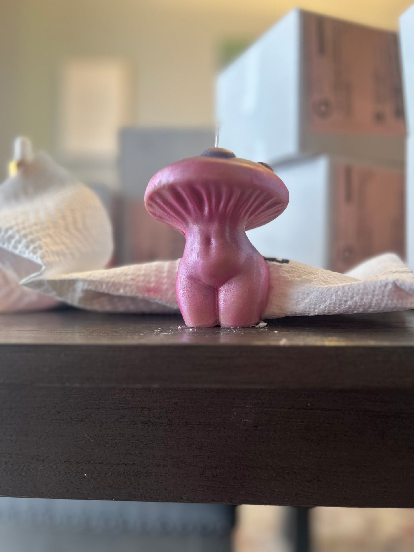 Mushroom Woman Body Candle 🍄🕯️