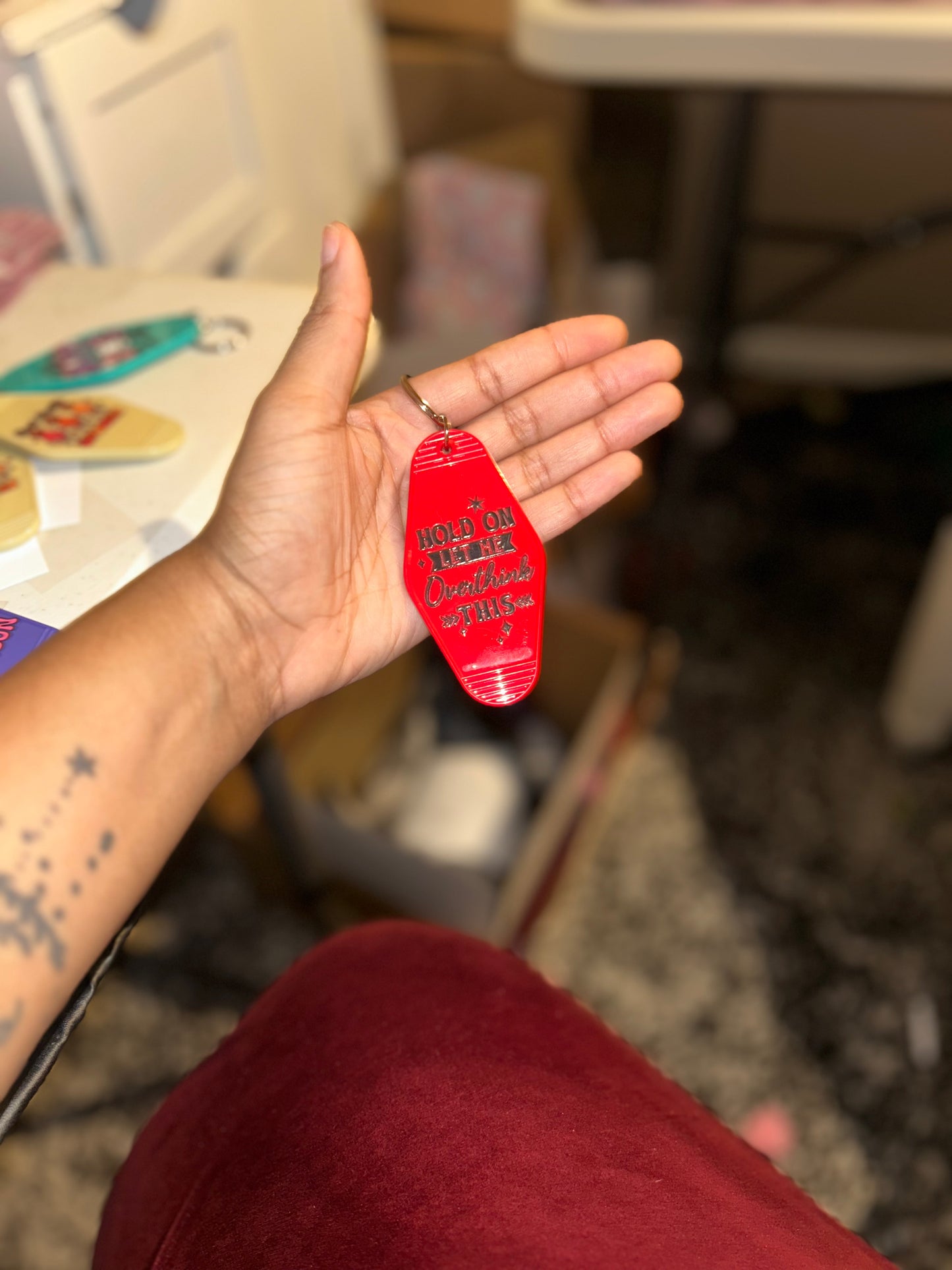 ❤️ Hold On, Let Me Overthink This Keychain