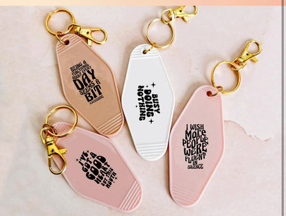 It’s Fine. I’m Fine keychain design 🙂