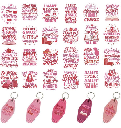 Spicy Book Era Keychains 🌶️💋