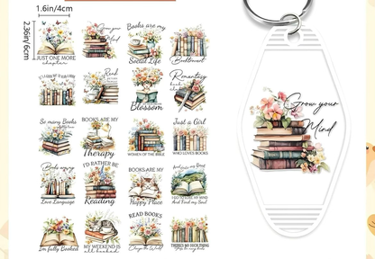 Book Girl Keychain Designs 📚✨💗