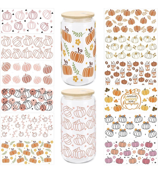 🎃 Pumpkin Patch Sips: 16oz Autumn Tumbler 🍁☕🧡