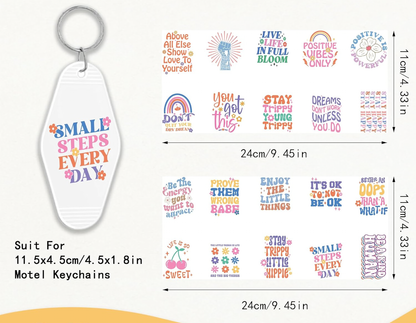 “Be Kind” keychain designs ☺️💞
