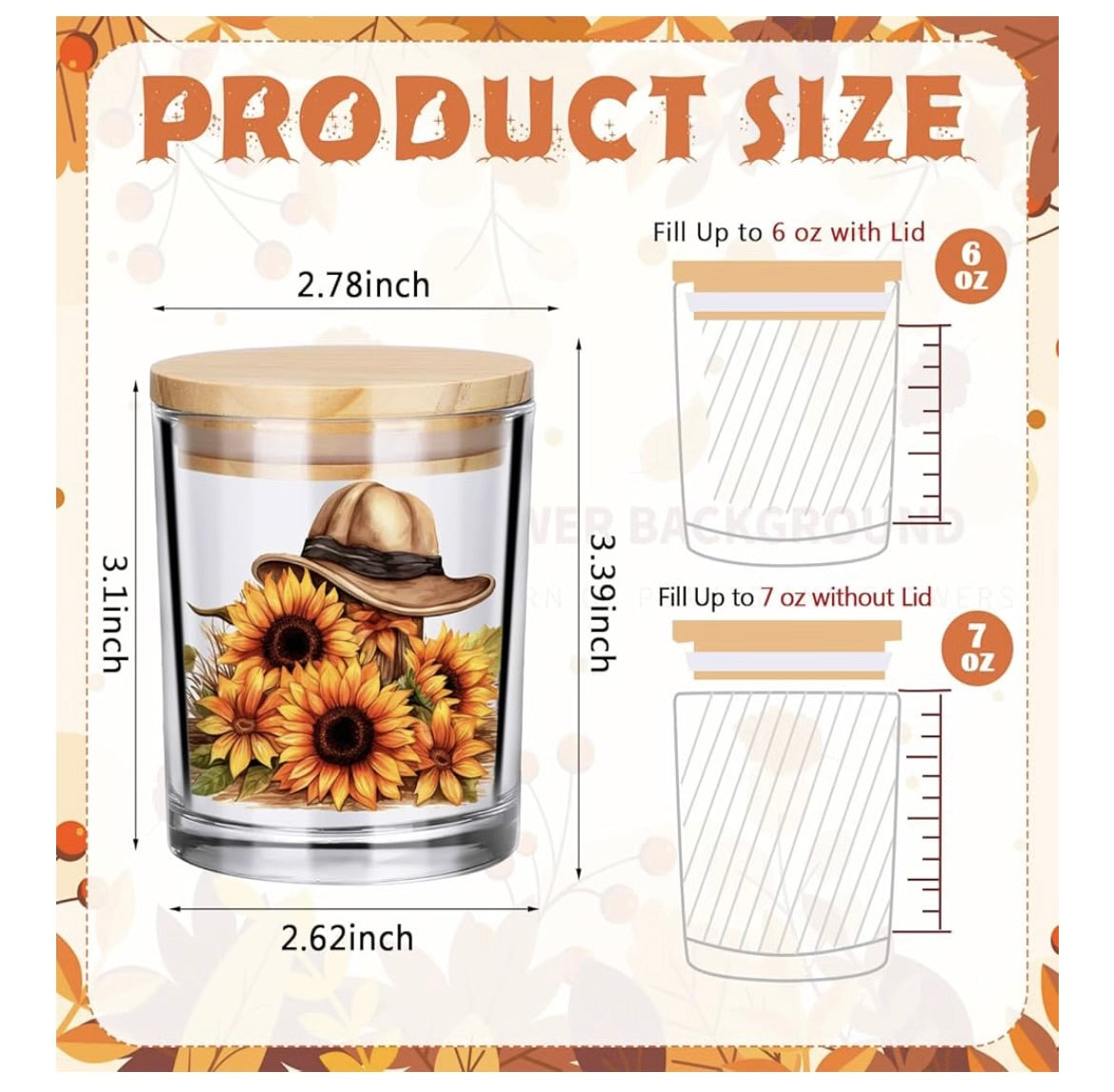 Fall Candle Jars 🫙 🎃🌻