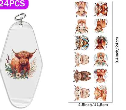 Cutie Highland Cows designs 🐮🌻💐