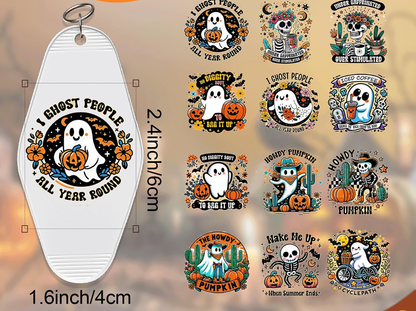 Cutie Ghost Keychain Designs 👻🖤