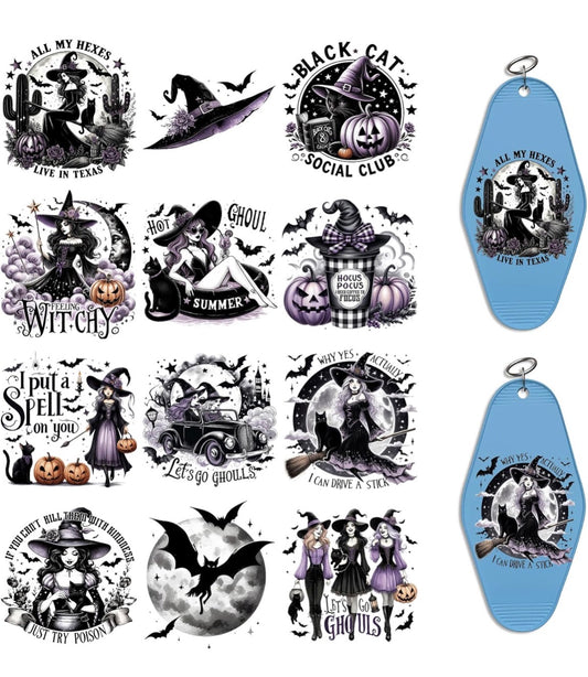 🖤💜🎃 Wickedly Charming Keychain Collection
