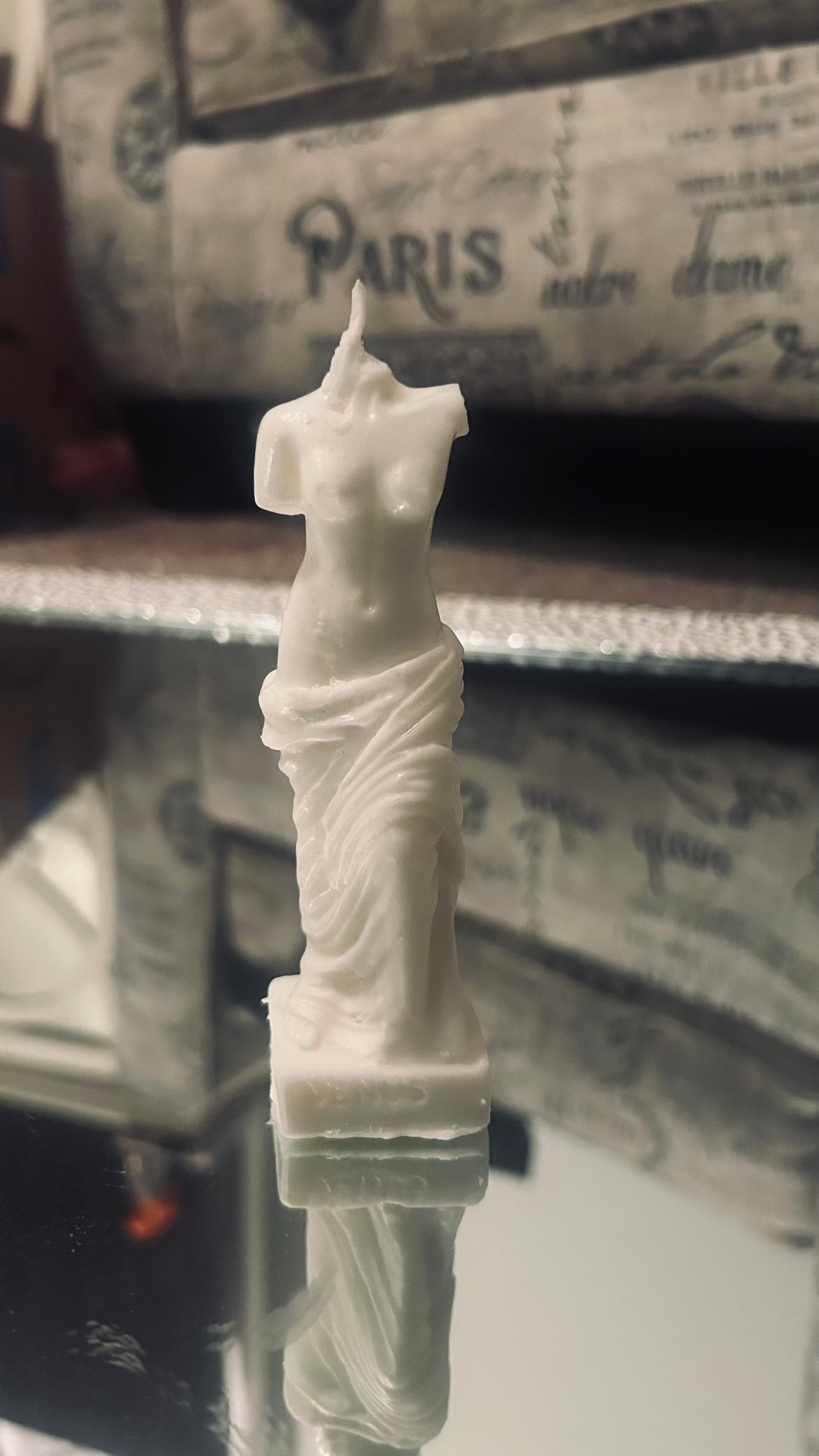 Venus goddess (no head) candle ✨🕯️