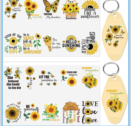 Sunflower Keychain Designs 🌻