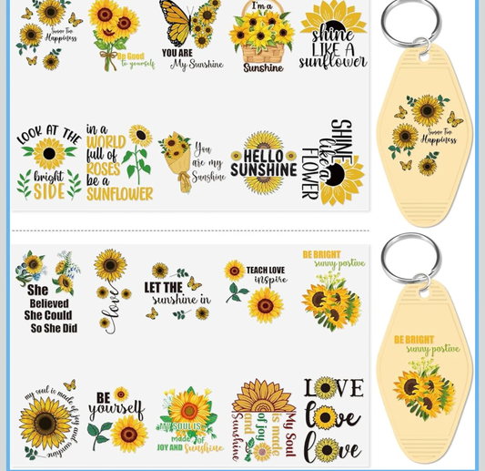 Sunflower Keychain Designs 🌻