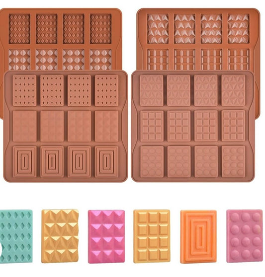 4 piece break apart mini chocolate wax melts set 🍫