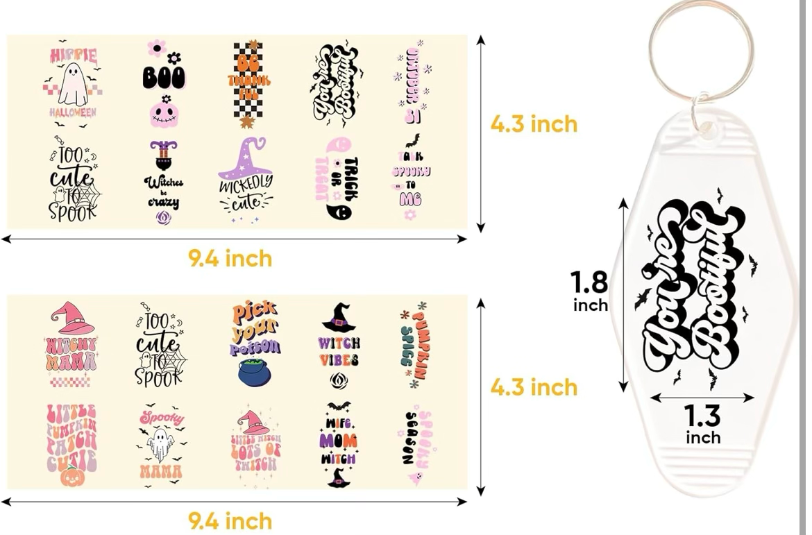Girly Halloween Keychain designs 👻🎃