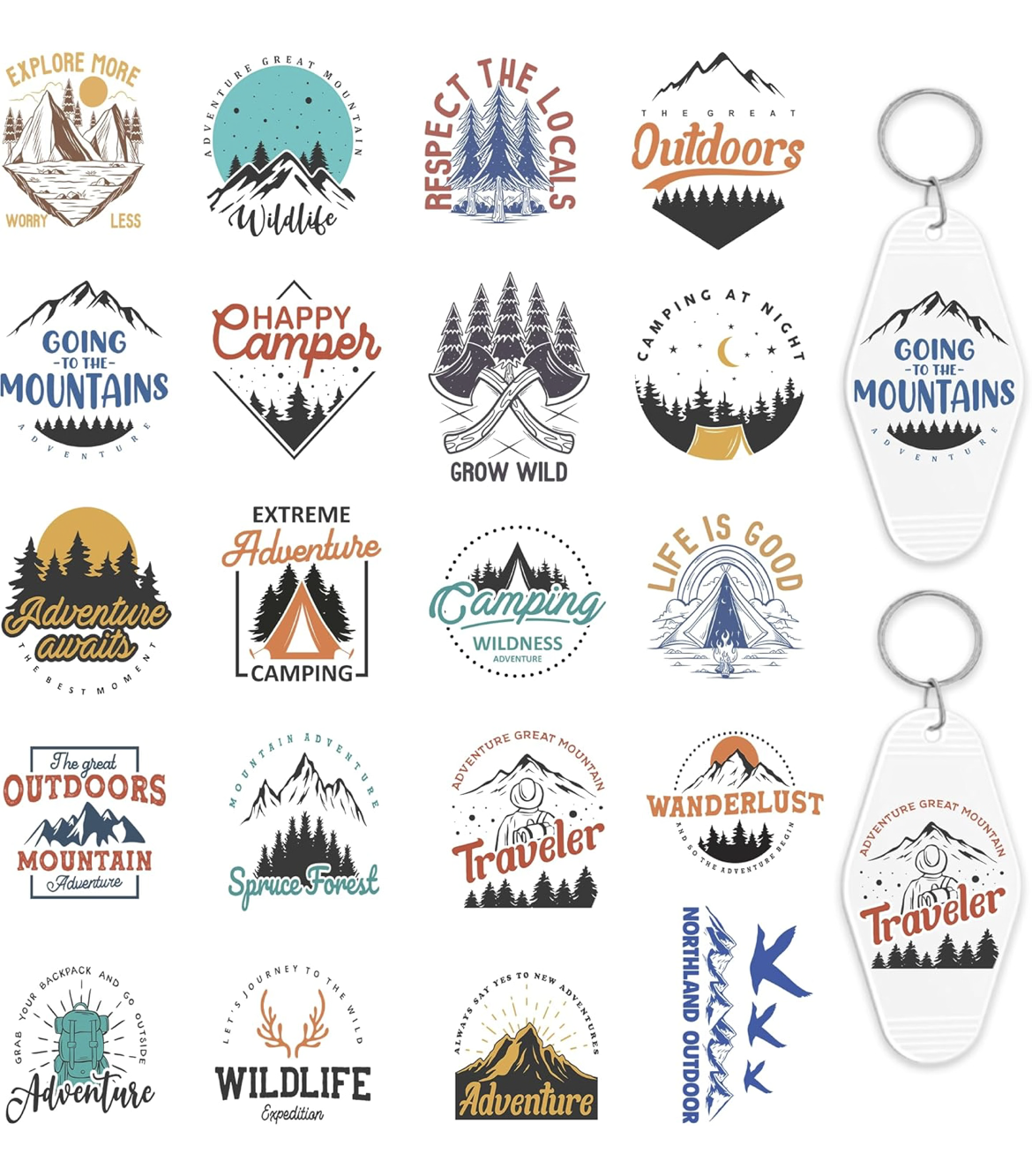 Travel Keychain Designs 🧳 🗺️📍